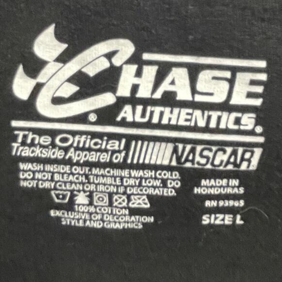 Jimmie Johnson Womens Tee Size Large Chase Authentics Nascar Grunge Y2K Shirt - Picture 3 of 4